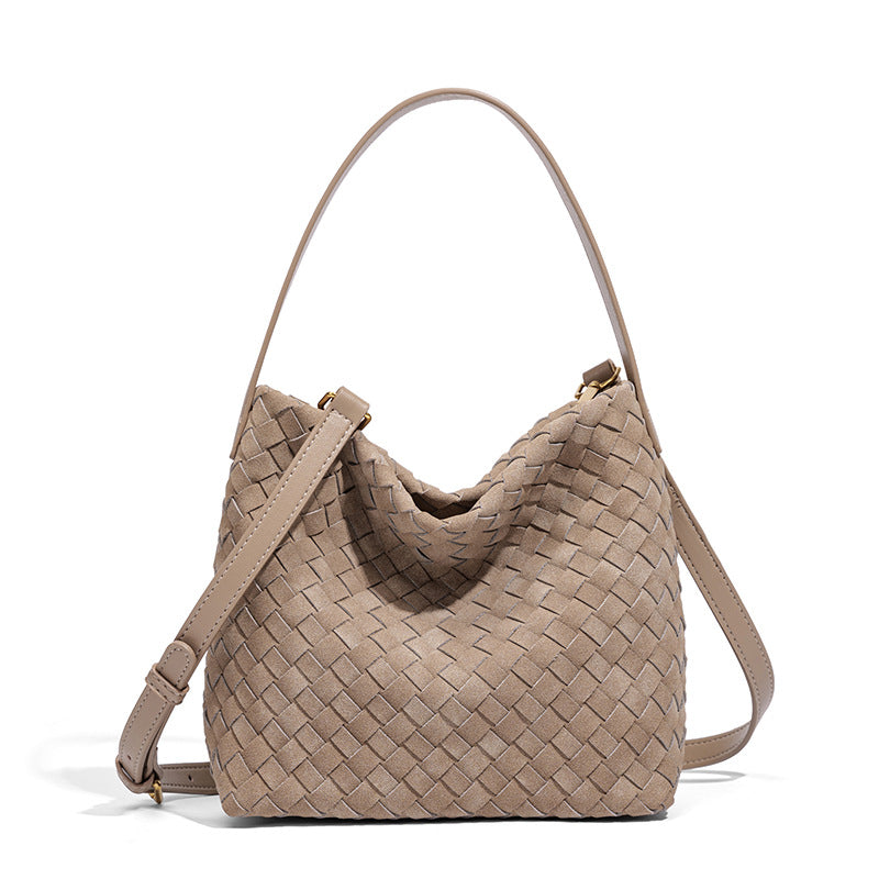 Textured Vegan Leather Crossbody Bag Acalora
