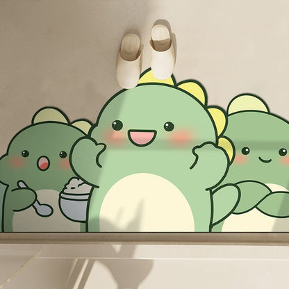 Cute Penguin-Themed Bath Mat