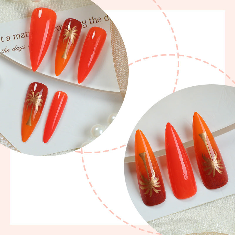 Decorative Press-On Nail Tips Acalora
