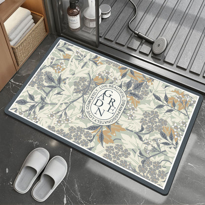 Decorative Motivational Bath Mat Acalora
