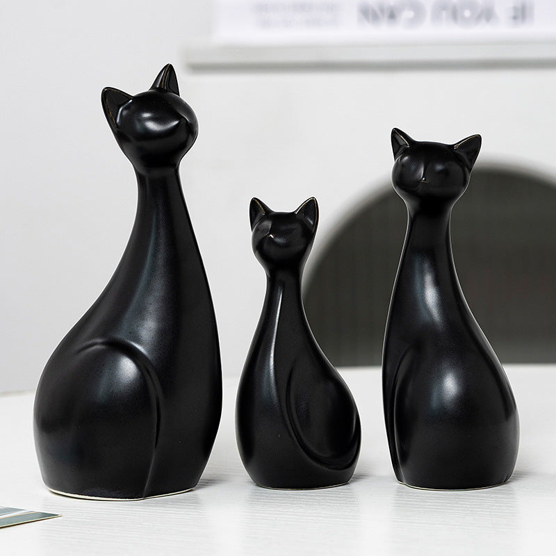 Decorative Ceramic Cat Acalora