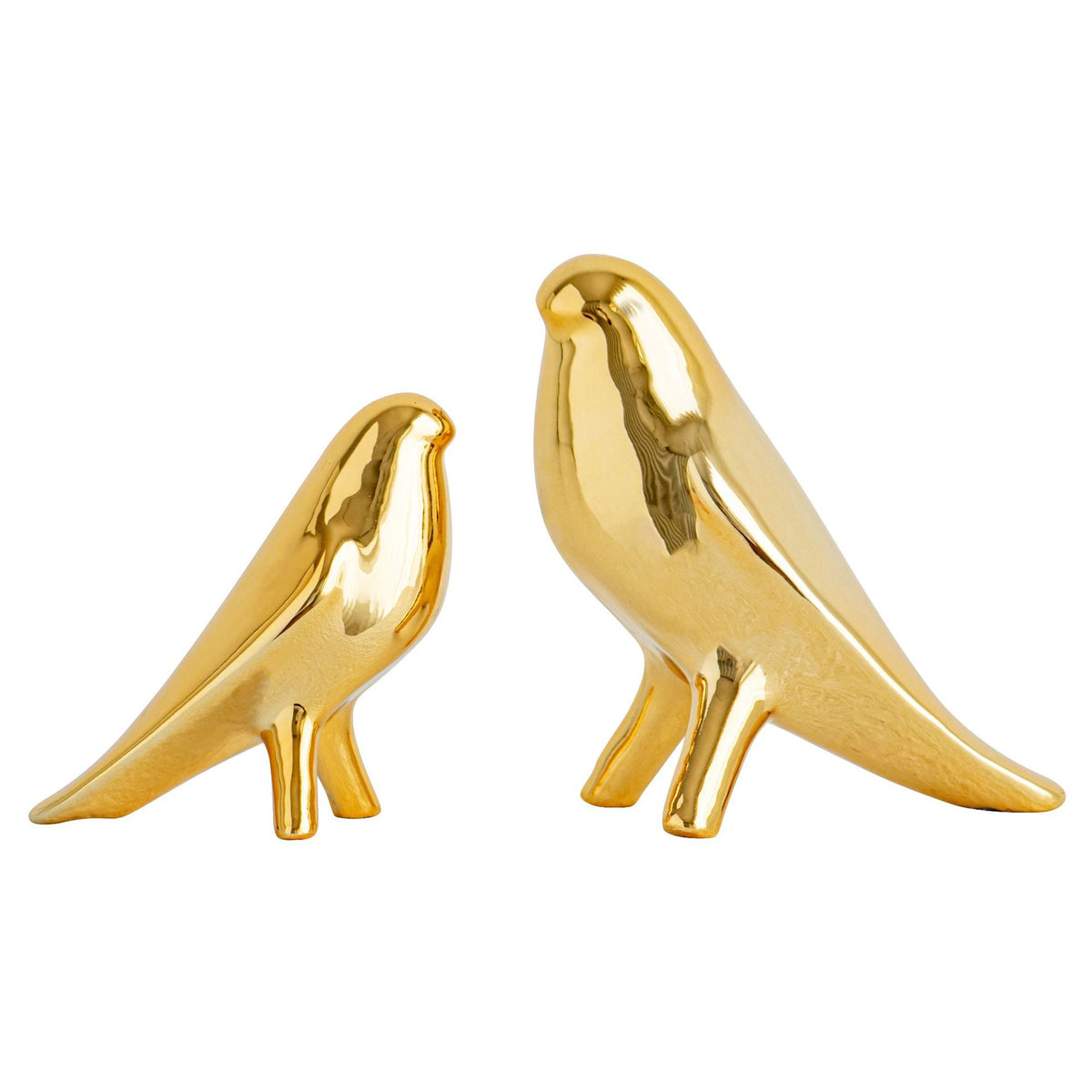 Elegant Artificial Ceramic Bird Sculpture Acalora