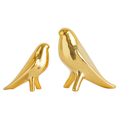 Elegant Artificial Ceramic Bird Sculpture Acalora