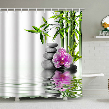 Tranquil Zen Nature Shower Curtain