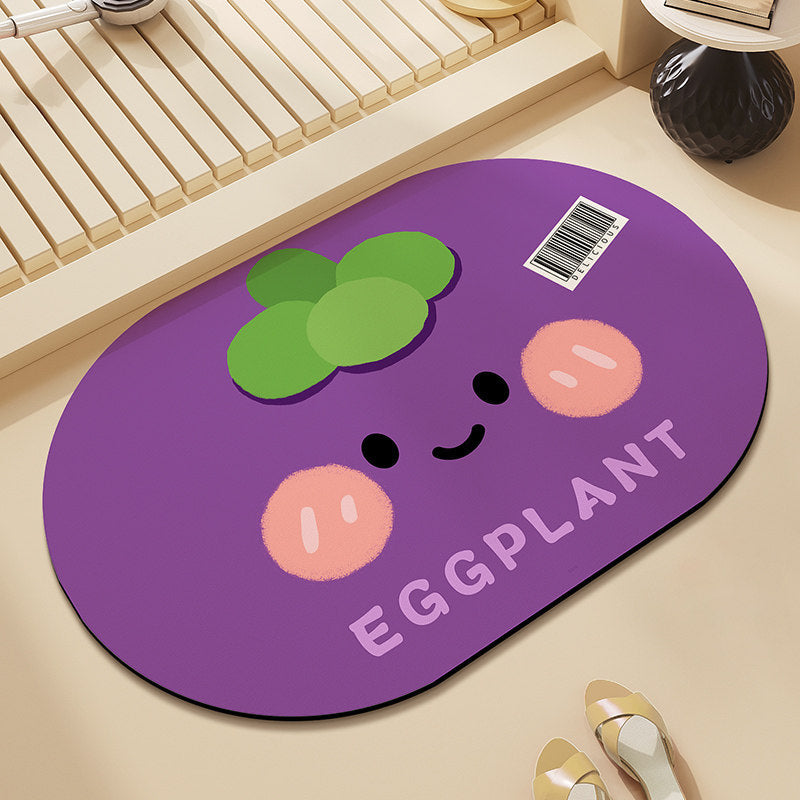 Playful Cloud-Shaped Bath Mat
