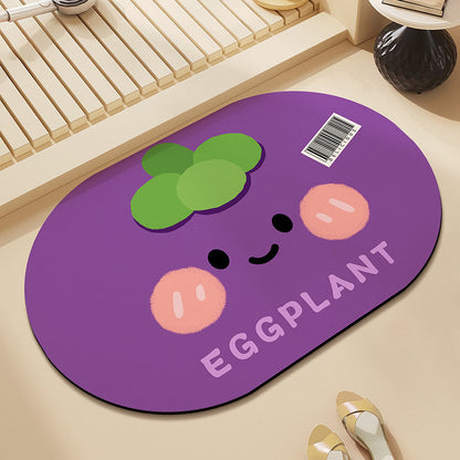 Playful Cloud-Shaped Bath Mat