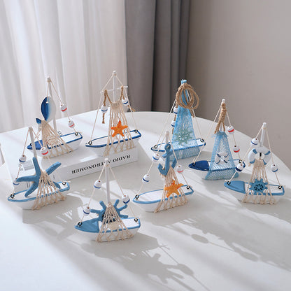 Nautical Sailboat Table Accent