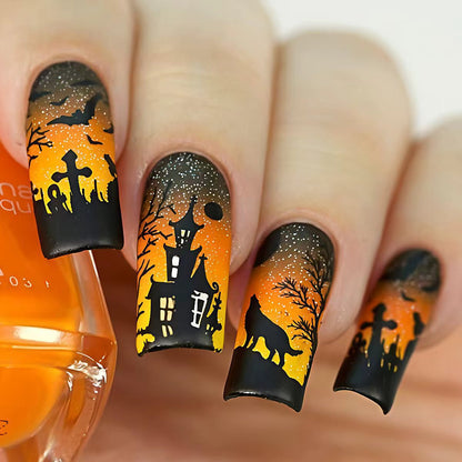 Halloween Themed Nail Art Acalora