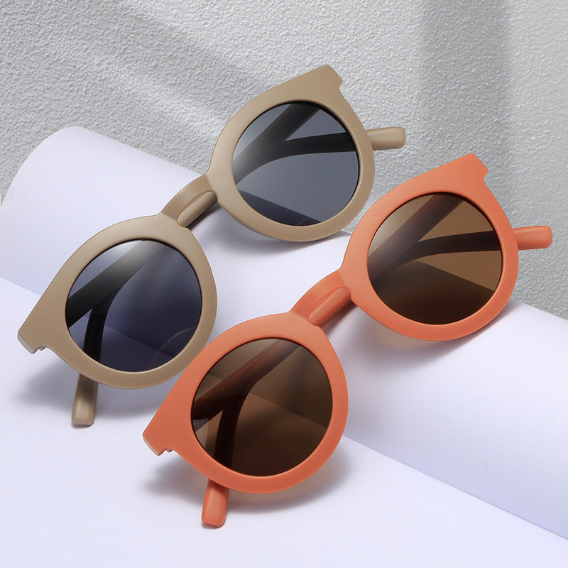 Women's round sunglasses with trendy design and UV protection Bowlift