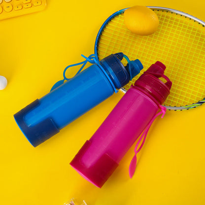 Women's foldable silicone drinking bottle with secure closure Bowlift
