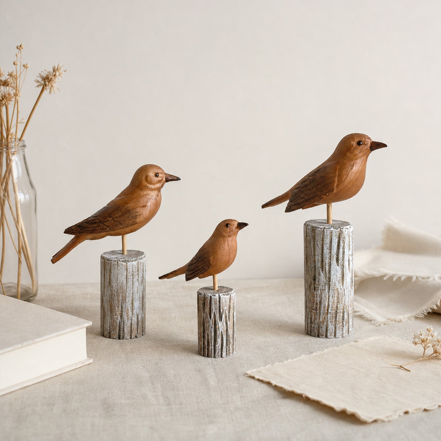Artisan Bird Sculpture Accent