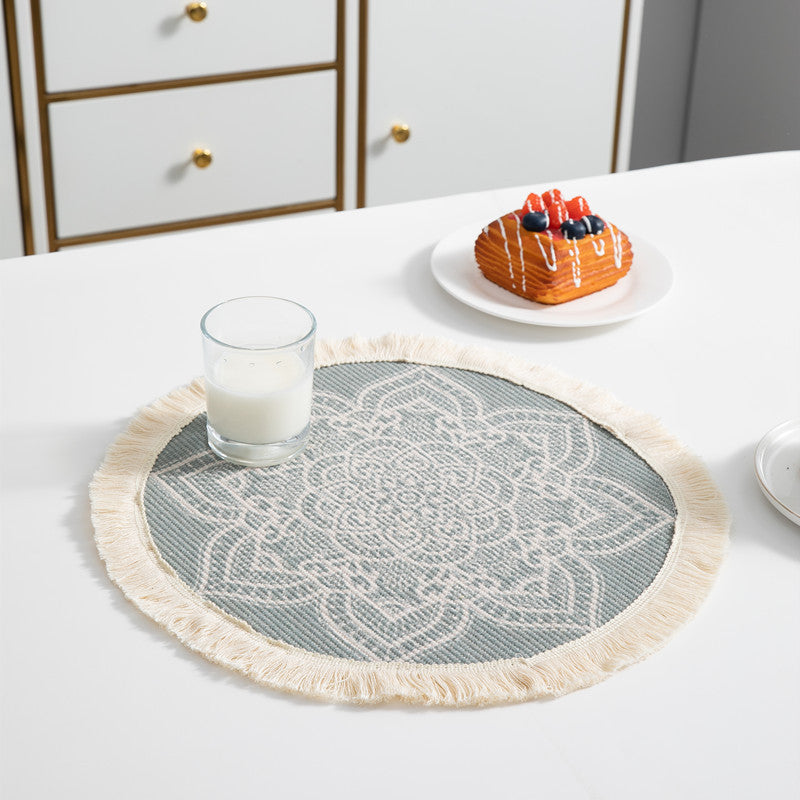 Round Bohemian Decor Table Mat