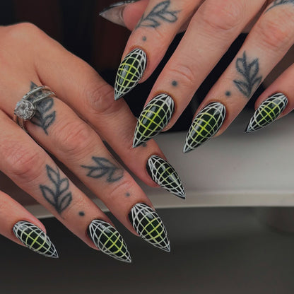 Trendy Geometric Nail Art Acalora