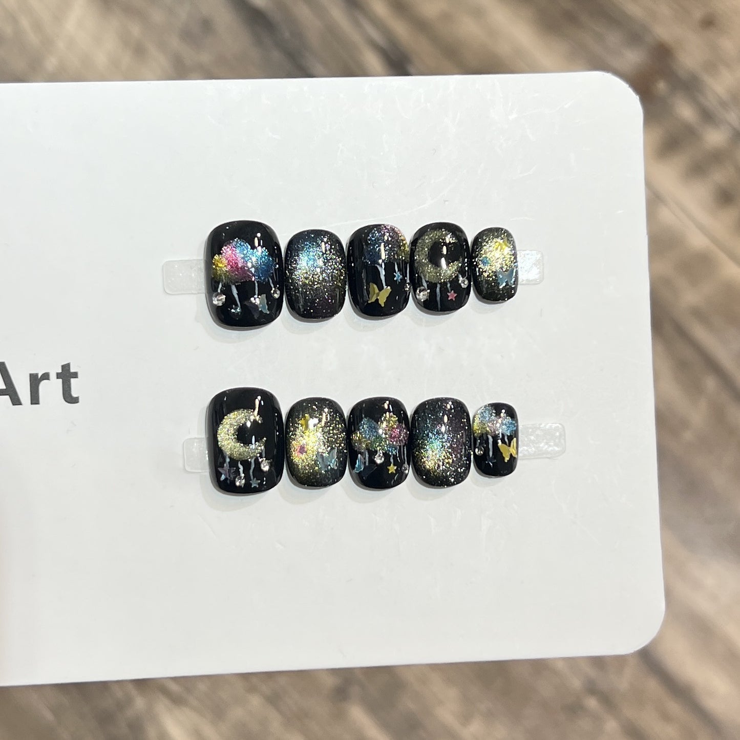 Galaxy-Themed Nail Art Set Acalora