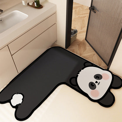 Fun-Filled Cartoon-Themed Bath Mat