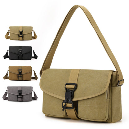Versatile Canvas Crossbody Bag Acalora