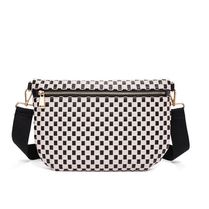 Stylish Woven Crossbody Bag Acalora