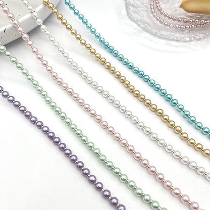 Elegant Pearl Beaded Eyewear Chain Acalora
