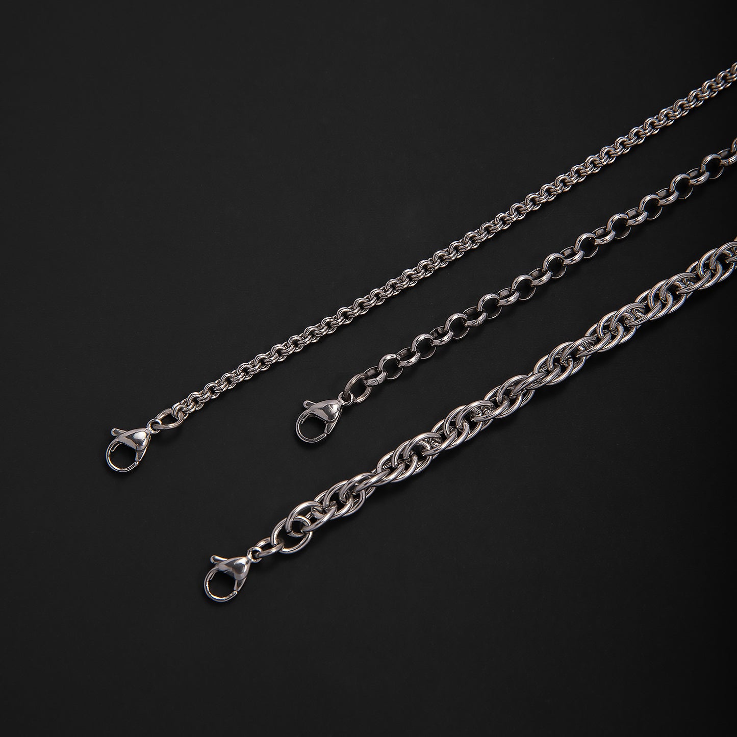 Textured Chain Link Bracelet Acalora