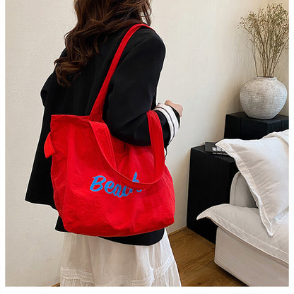 Spacious Canvas Tote Bag Acalora