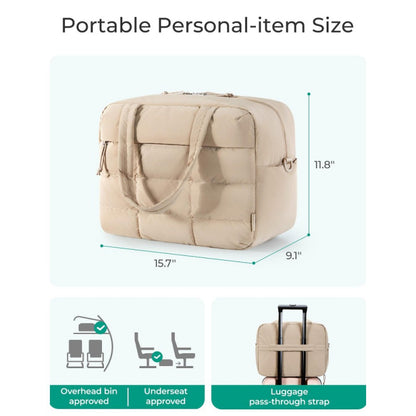 Multi-Functional Quilted Gym Duffel Bag Acalora