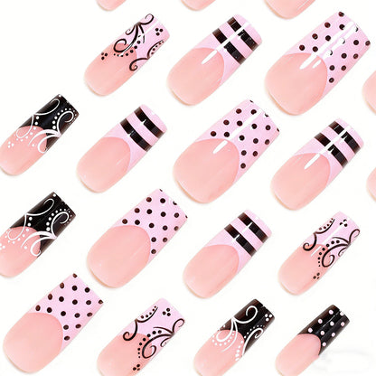 Decorative Artistic Stiletto Press-On Nails Acalora