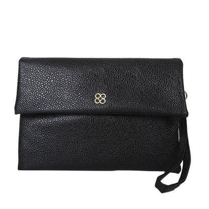 Elegant Textured Wristlet Clutch Acalora