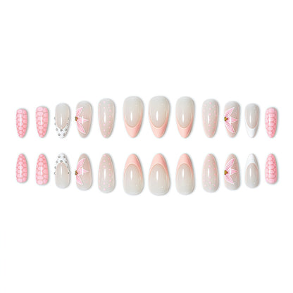 Elegant Floral Design Nail Wraps Acalora