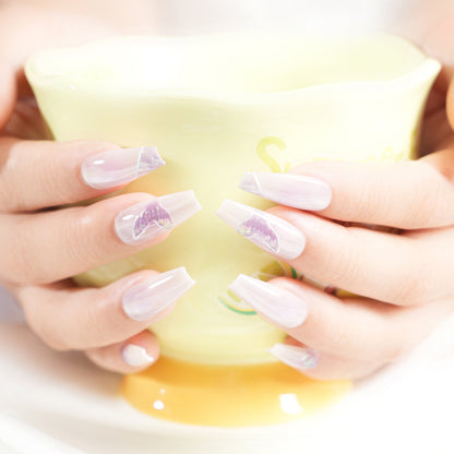 Artistic Butterfly Design Press-On Nail Set Acalora