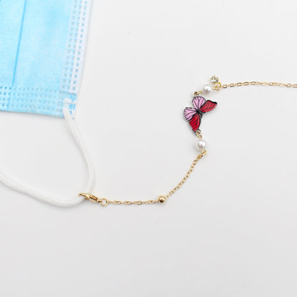 Enchanting Butterfly Eyewear Chain Holder Acalora