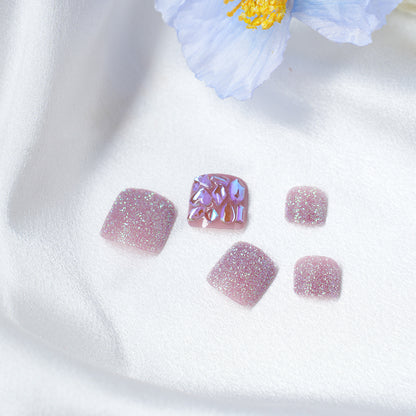 Glittering Rhinestone Press-On Nail Set Acalora