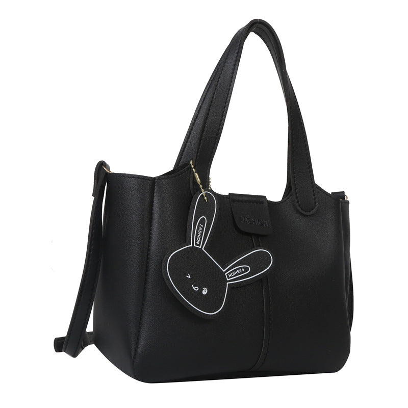 Structured Faux Leather Handbag Acalora