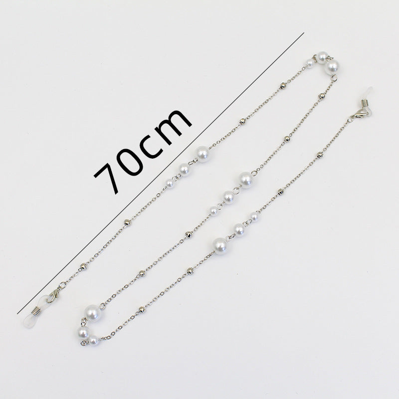 Elegant Pearl Eyewear Chain Acalora