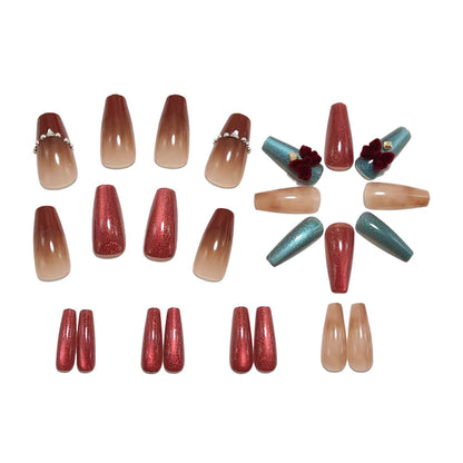 Artificial nails in elegant glamour design Acalora