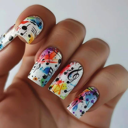 Musical Note Artistic Nail Art Acalora