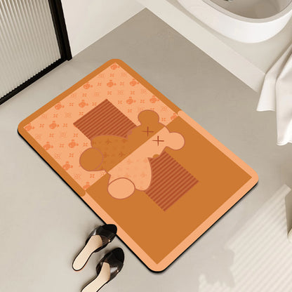 Artistic Cartoon Entrance Mat Acalora