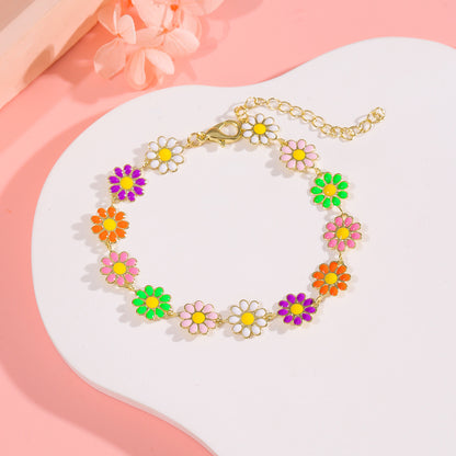 Floral Charm Bracelet Acalora