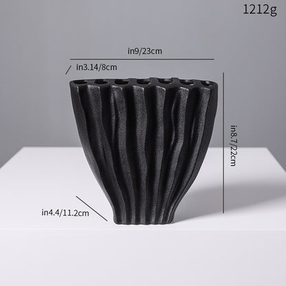 Decorative Textured Ceramic Vase