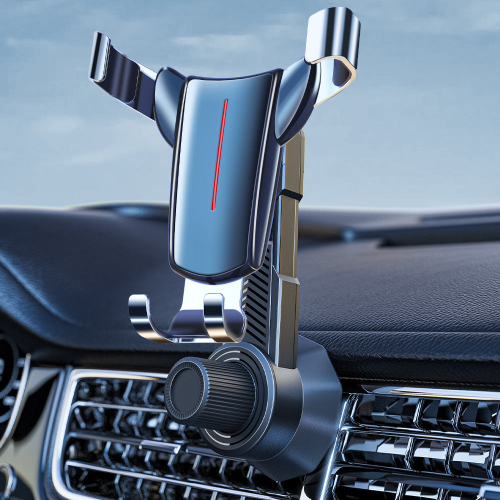 Adjustable gravity air vent smartphone car mount with full rotation joint Bowlift
