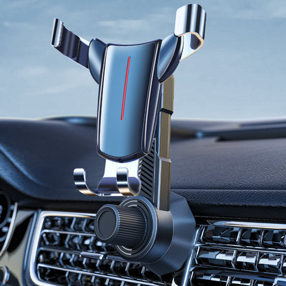 Adjustable gravity air vent smartphone car mount with full rotation joint Bowlift