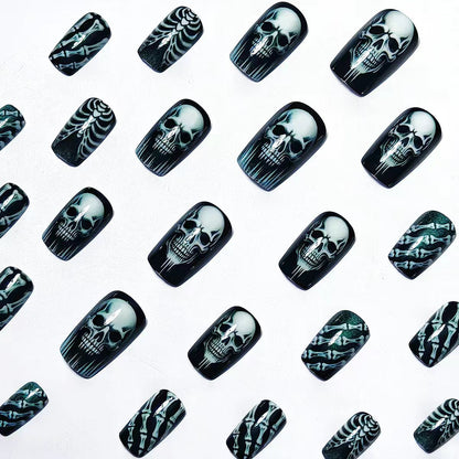 Gothic Skull and Bone Nail Art Set Acalora