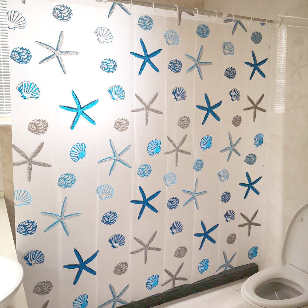 Coastal-Inspired Shower Curtain