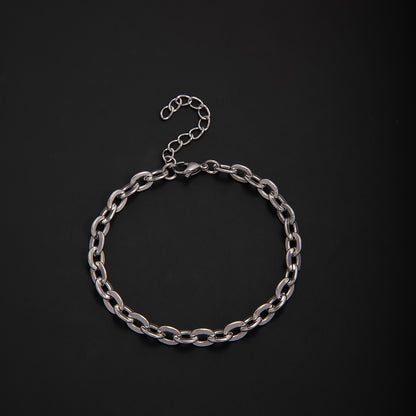 Textured Chain Link Bracelet Acalora