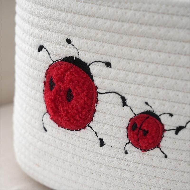Handcrafted cotton basket Acalora