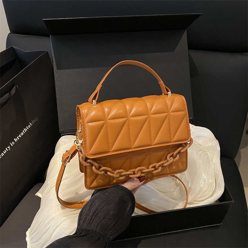 Quilted Mini Satchel Handbag Acalora