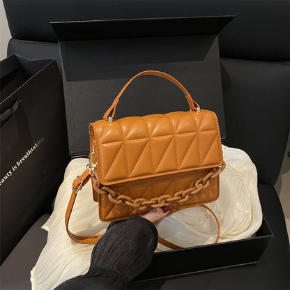Quilted Mini Satchel Handbag Acalora