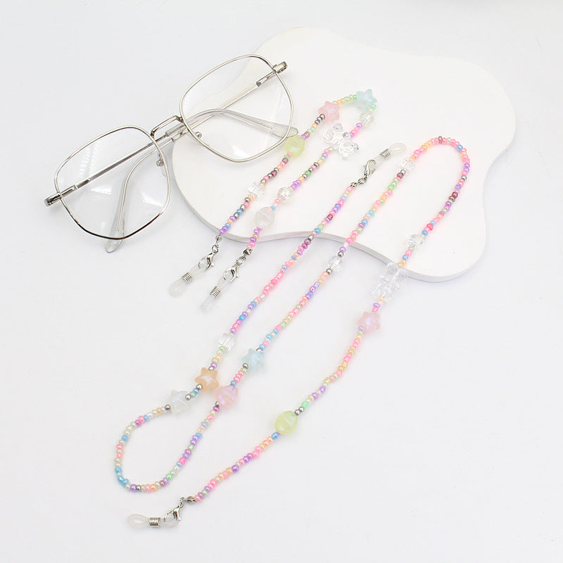 Decorative Beaded Eyewear Chain Acalora
