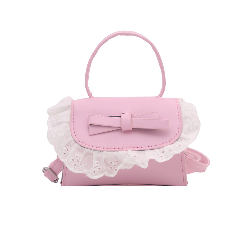 Elegant Ruffled Bow Crossbody Handbag Acalora
