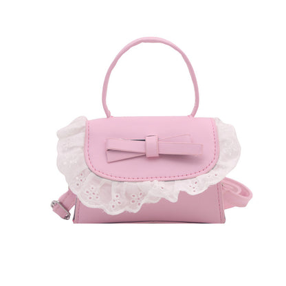 Elegant Ruffled Bow Crossbody Handbag Acalora