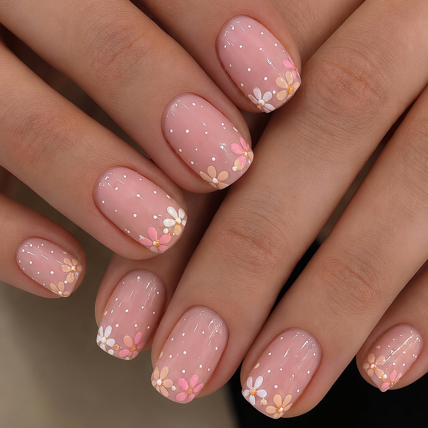 Floral Blossom Nail Art Wraps Acalora